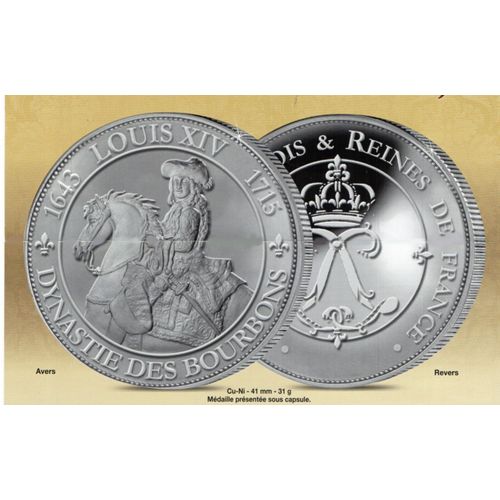 Medaille Commémorative Louis Xiv : 300 Ans Déja