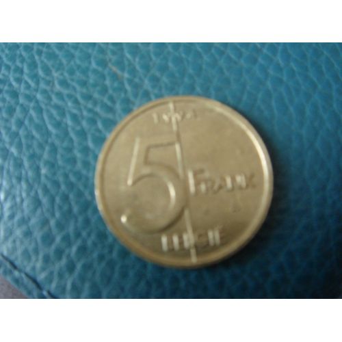 Pièce Monnaie Belgie 5f 1994 Albert Ii