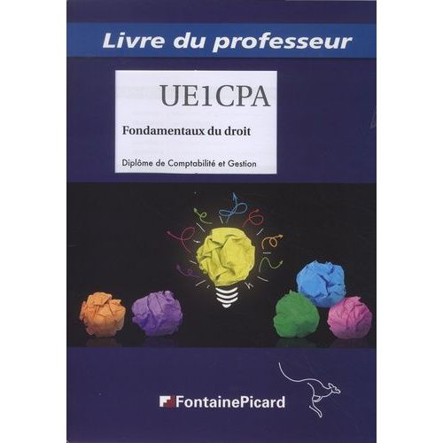 Fondamentaux Du Droit Dcg Ue1 - Livre Du Professeur