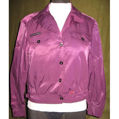 Blouson Prune Des Filles À La Vanille