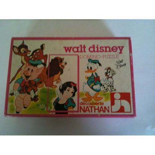 Domino-Puzzle - Walt Disney Découverte Nathan