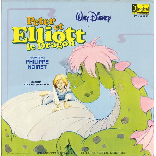 Peter Et Elliott Le Dragon Raconté Par Philippe Noiret (Disneyland   St 3818 F)