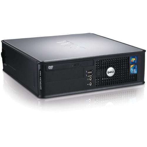 Dell Optiplex 380 SFF - Intel Celeron E3300 / 2.50 GHz - RAM 4 Go - HDD 160 Go - DVD - GigaBit Ethernet - Windows 7 Professionnel