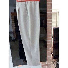 Pantalon Anne Weyburn Fil À Fil Beige 38/40