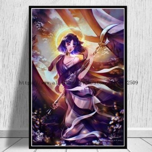 Affiche en toile Anime Sailor _ Moon, affiches obra,mpression murale Poster pour salon chambre ¿¿ coucher d¿¿cor sans cadre(60*90cm)