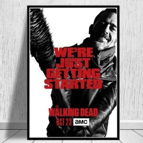 Affiche en toile The Walking Dead,mpression murale Poster pour salon chambre ¿¿ coucher d¿¿cor sans cadre(60*90cm)