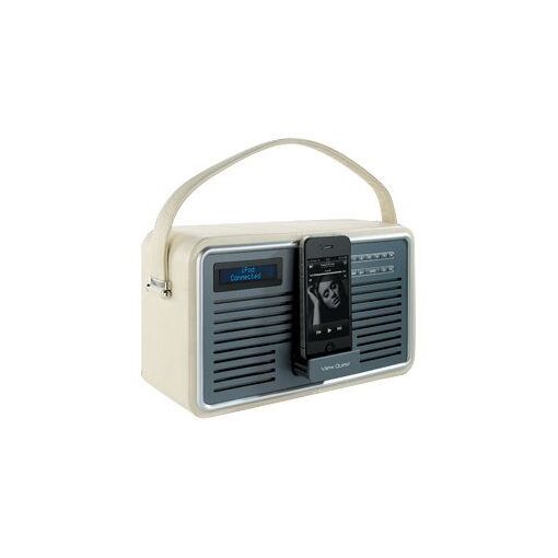 ViewQuest Retro Radio - Radio portative DAB avec socle Apple