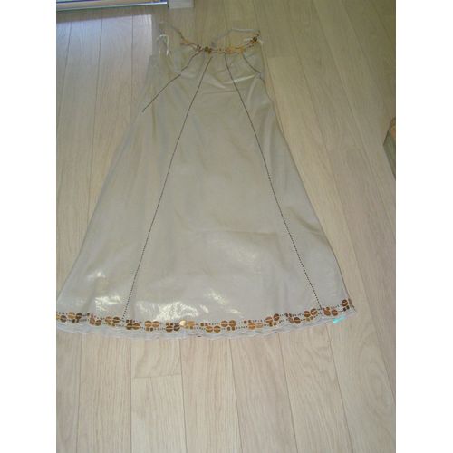 Robe René Derhy Taille S - Beige À Bretelles