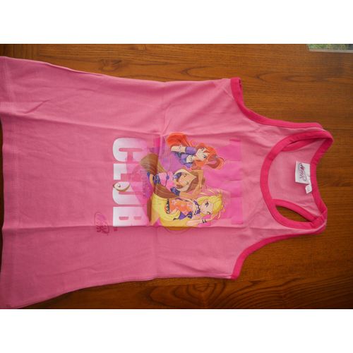 Débardeur Winx Club Tbe Taille 12 Ans Rose