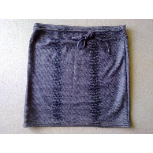 Jupe Grise Motif Relief T L/40 - Neuve