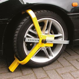 Sabot Antivol - Voiture 13 A 15 Pouces - Jaune