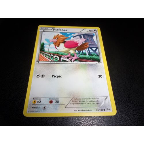 Piafabec 65/108 Carte Pokemon Xy Ciel Rugissant Francaise 