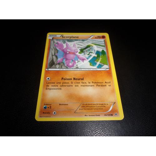 Scorplane 36/108 Carte Pokemon Xy Ciel Rugissant Francaise 