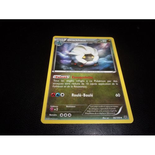 Drackhaus 56/108 Carte Pokemon Xy Ciel Rugissant Francaise 