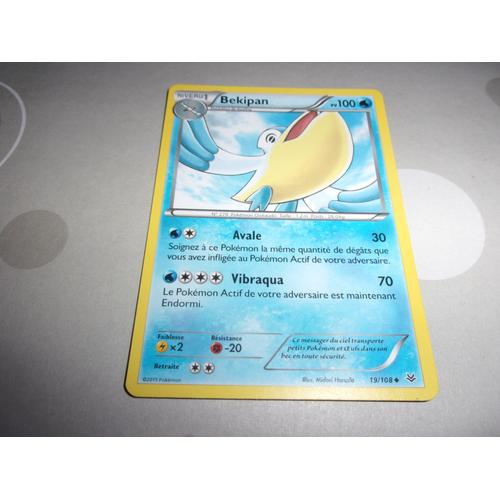 Bekipan 19/108 Carte Pokemon Xy Ciel Rugissant Francaise 