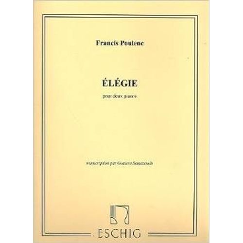 Élégie Pour Deux Pianos