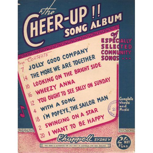 Cheer-Up Song Album / Jolly Good Company, The More Are Together, Looking On The Bright Side...
