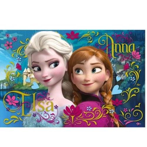 Puzzle 100 Pièces La Reine Des Neiges : Elsa Et Anna