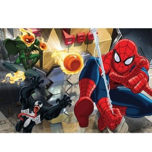 Puzzle 100 Pièces : Spiderman Mène Le Combat
