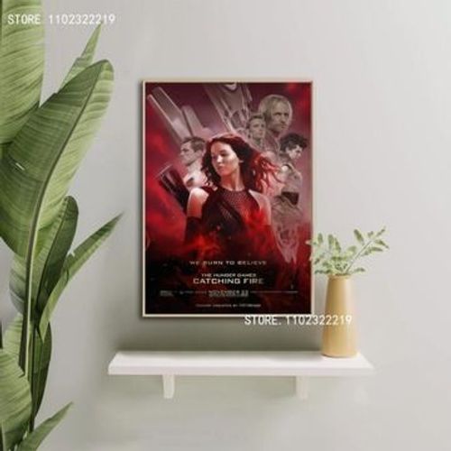 Affiche en toile The Hunger Games affiche pour murs,mpression murale Poster pour salon chambre ¿¿ coucher d¿¿cor sans cadre(60*90cm)