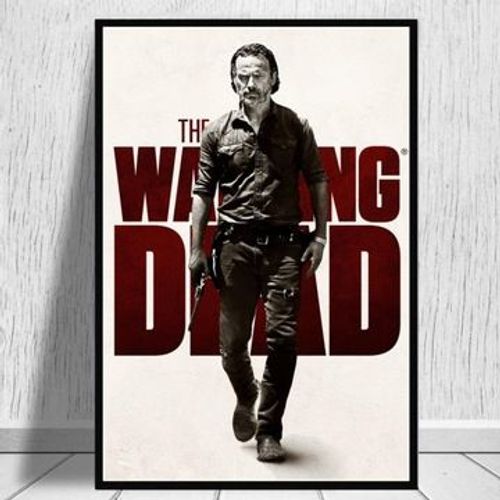 Affiche en toile The Walking Dead,mpression murale Poster pour salon chambre ¿¿ coucher d¿¿cor sans cadre(70*100cm)