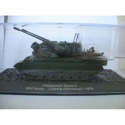 Char Tank Flakpanzer Gepard Rdf Army Leipzig 1979 1/72-Altaya