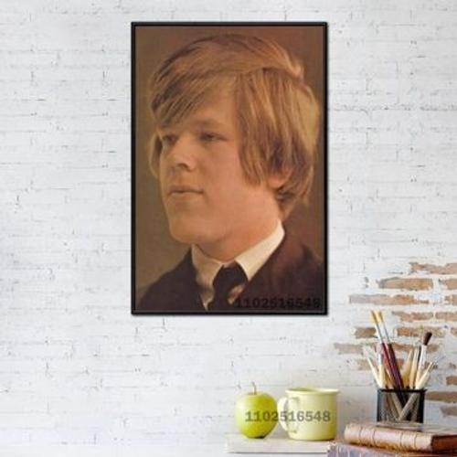 Affiche sur toile Peter Noone, peinture d'affiche,mpression murale Poster pour salon chambre ¿¿ coucher d¿¿cor sans cadre(70*100cm)