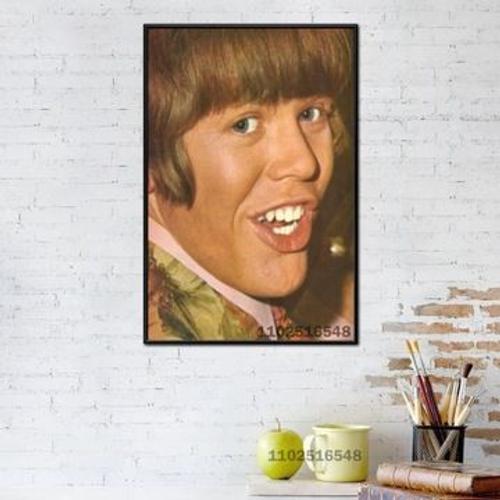 Affiche sur toile Peter Noone, peinture d'affiche,mpression murale Poster pour salon chambre ¿¿ coucher d¿¿cor sans cadre(70*100cm)