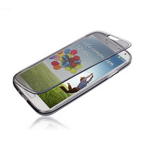 Etui Housse A Rabat En Gel Silicone Pour Samsung Galaxy Note 4 - Gris
