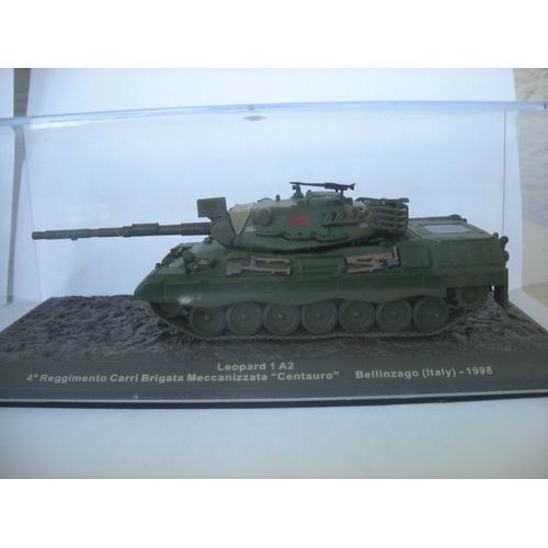 Char Tank Leopard 1 A2 Italie 1998 Centauro 1/72 Army-Altaya