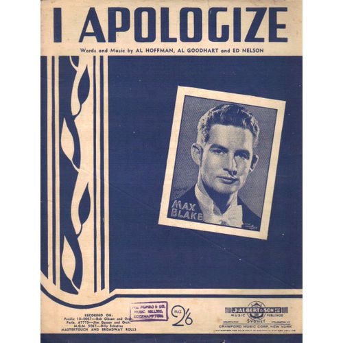 I Apologize