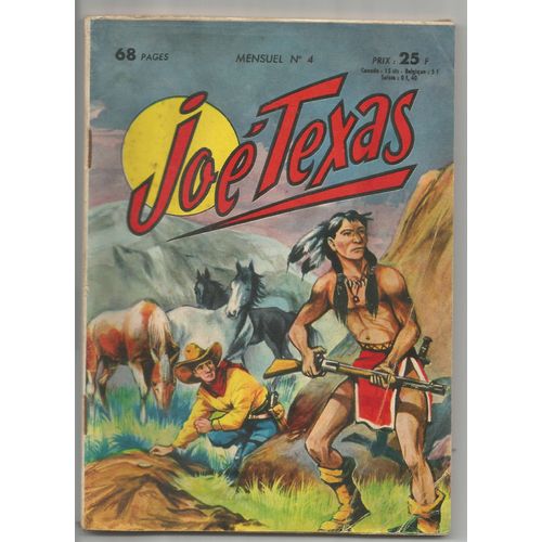 Joe Texas Mensuel N°4 Robin Des Bois La Harpe Magique 4 