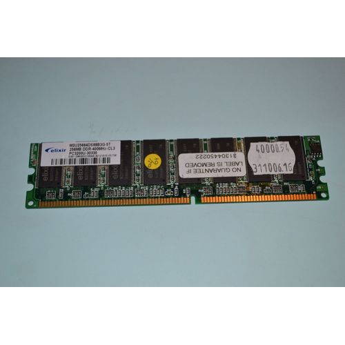 mémoire vive elixir DDR SDRAM 256MB 400MHz