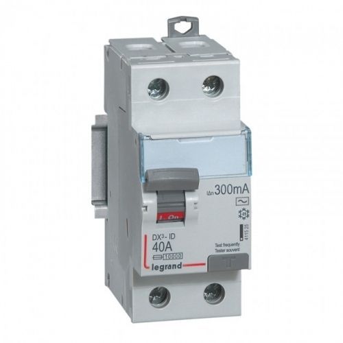 Interrupteur différentiel bipolaire DX³-ID protection tête de groupe - arrivée haut/départ bas - AC, 63