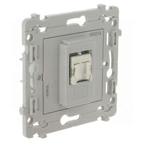 prise rj45 simple cat.5e ftp 9pts 1 poste grade 1 hager kallysta