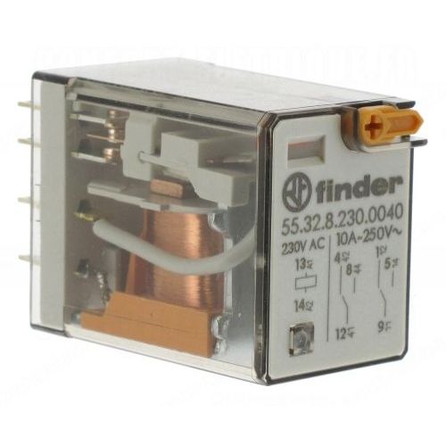 relais miniature 230 volts 2 contacts 10 ampères