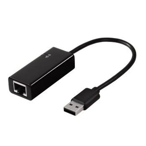 HAMA-Adaptateur USB-2.0 Fast-Ethernet, 10/100 Mbps