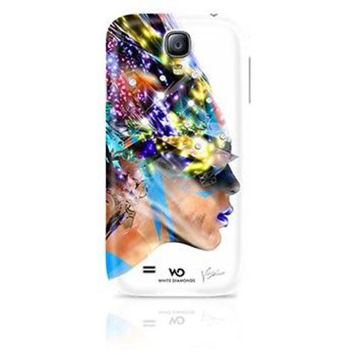 White Diamonds-Coque De Protection Nafrotiti Pour Samsung Galaxy S4, Blanc