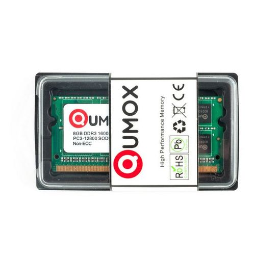 QUMOX 8Go DDR3 1600MHz PC3-12800 PC-12800 (204 broches) SO-DIMM pour ordinateur portable