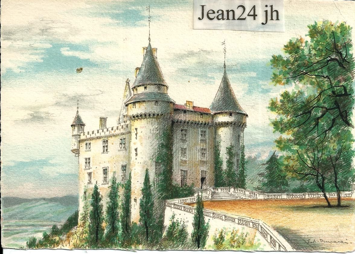 Cpa Chateau De Mercues Environs De Cahors D Apres Une Peinture De Dumarais Rakuten