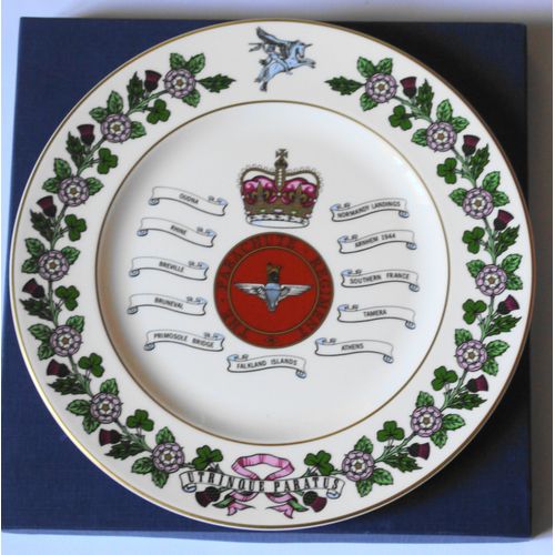 The Parachute Regiment Assiette Commémorative 1998