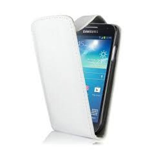 House Etui Coque Samsung Galaxy Core Plus Clapet Blanc (Sm-G350) + Stylet 