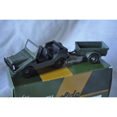 Jeep Auto Union + Remorque Solido  -Solido