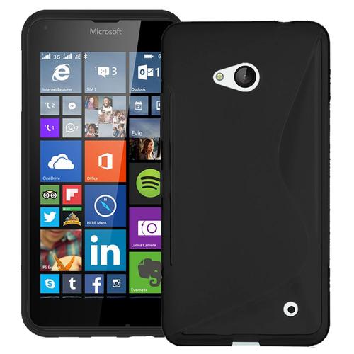 Microsoft Nokia Lumia 640 Lte/ 640 Dual Sim: Housse Etui Pochette Coque S Silicone Gel - Noir