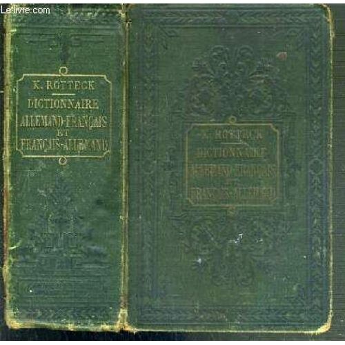 Dictionnaire Allemand-Francais Et Francais-Allemand