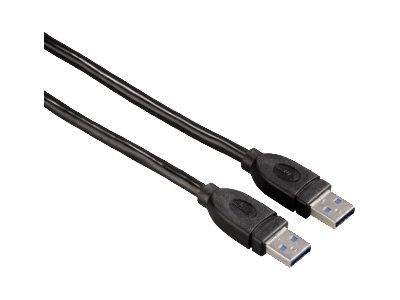 Hama USB 3.0 Cable - Câble USB - USB type A (M) pour USB type A (M) - USB 3.0 - 1.8 m - moulé - noir