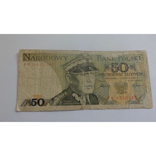 Billet 50 Zlotych Pologne