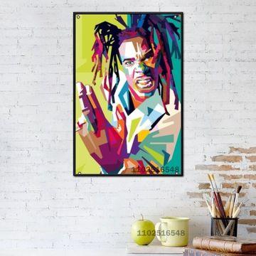 Affiche en toile Busta Rhymes, peinture murale,mpression mur...