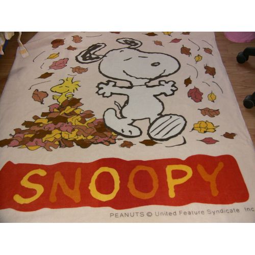 Couverture Ou Plaid Polaire 180 X 120 Snoopy