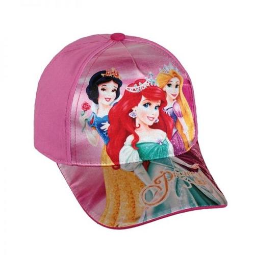 Casquette Enfant Disney Princess Rose Taille 52-54 Cm